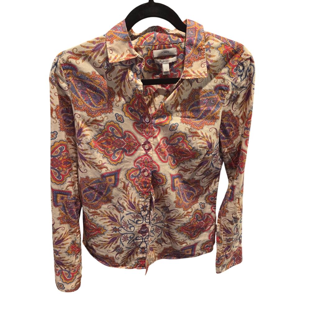 J. CREW Paisely Shirt